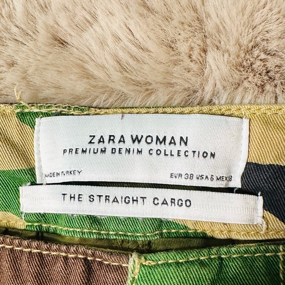 Leopard print cargo pants, mid waist - Picture 5 of 7